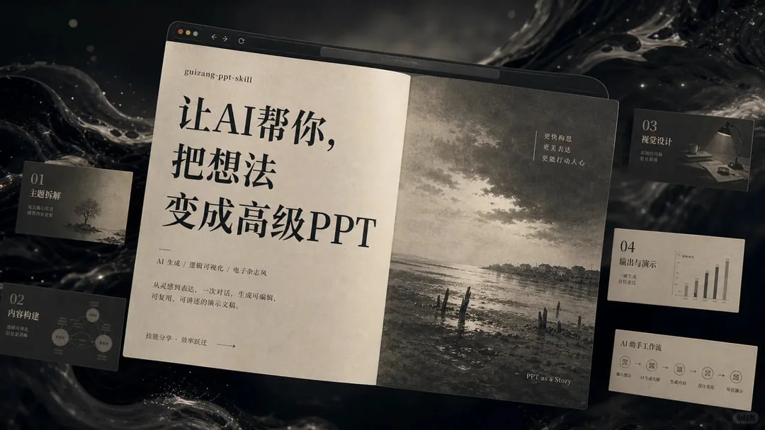 让 AI 帮你，把想法变成高级 PPT